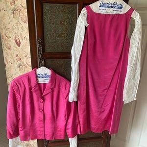 Silk jacket and sheath dress. Nicole Miller sz 12